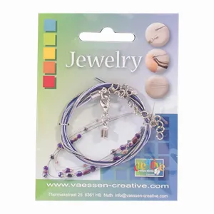 Vaessen Creative • Ketting 46cm 5-draads blue (2302-103)