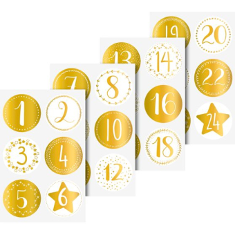 Heyda Adventsnummers stickers (20-3780809)