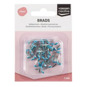 Vaessen Creative • Splitpennen 5mm Turkoois (2023-104)