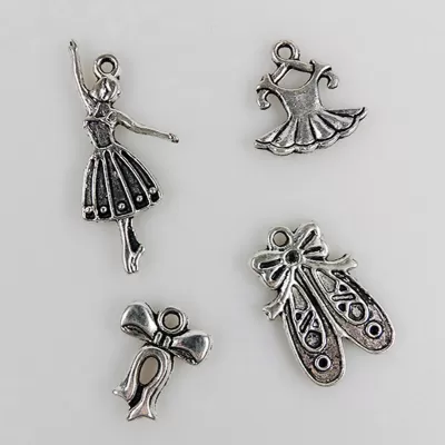 Nellie's Choice • Metalen Bedeltjes 8pcs Girls' Designs (CHARM002)