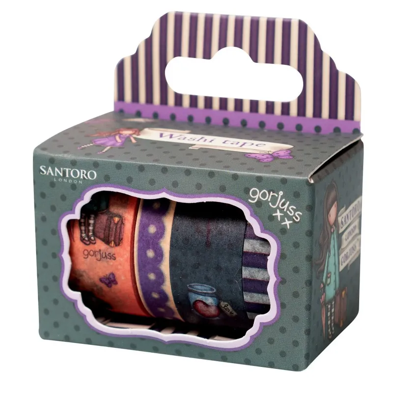 Gorjuss Washi Tape The Arrival & Don't Fly Away  (GOR-ES-WASH11)