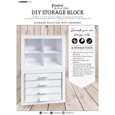 Studio Light • Essentials DIY Storage Block Drawer Units (HE-ES-DCB58)