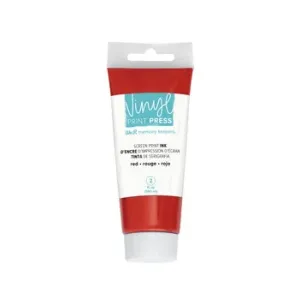 We R Makers Vinyl Print Press Screen Print Ink Red 2 oz (60000738)