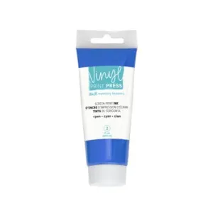 We R Makers Vinyl Print Press Screen Print Ink Cyan 2 oz (60000741)