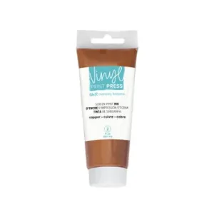 We R Makers Vinyl Print Press Screen Print Ink Copper 2 oz (60000909)