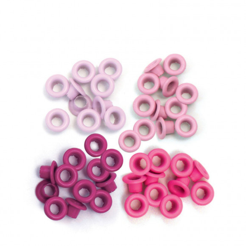 We R Makers • Standard eyelets Pink x 60 (41580-0)