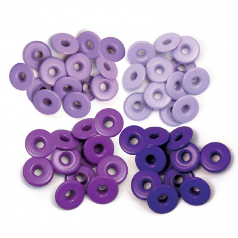 We R Makers • Wide eyelets x 40 Purple (41591-6)